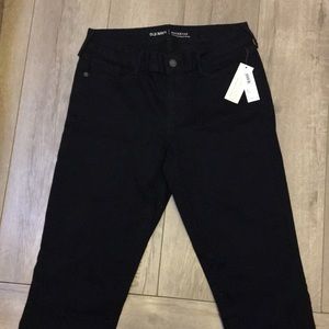 BNWT Old Navy Rockstar Dark Denim Jeans 10 Tall